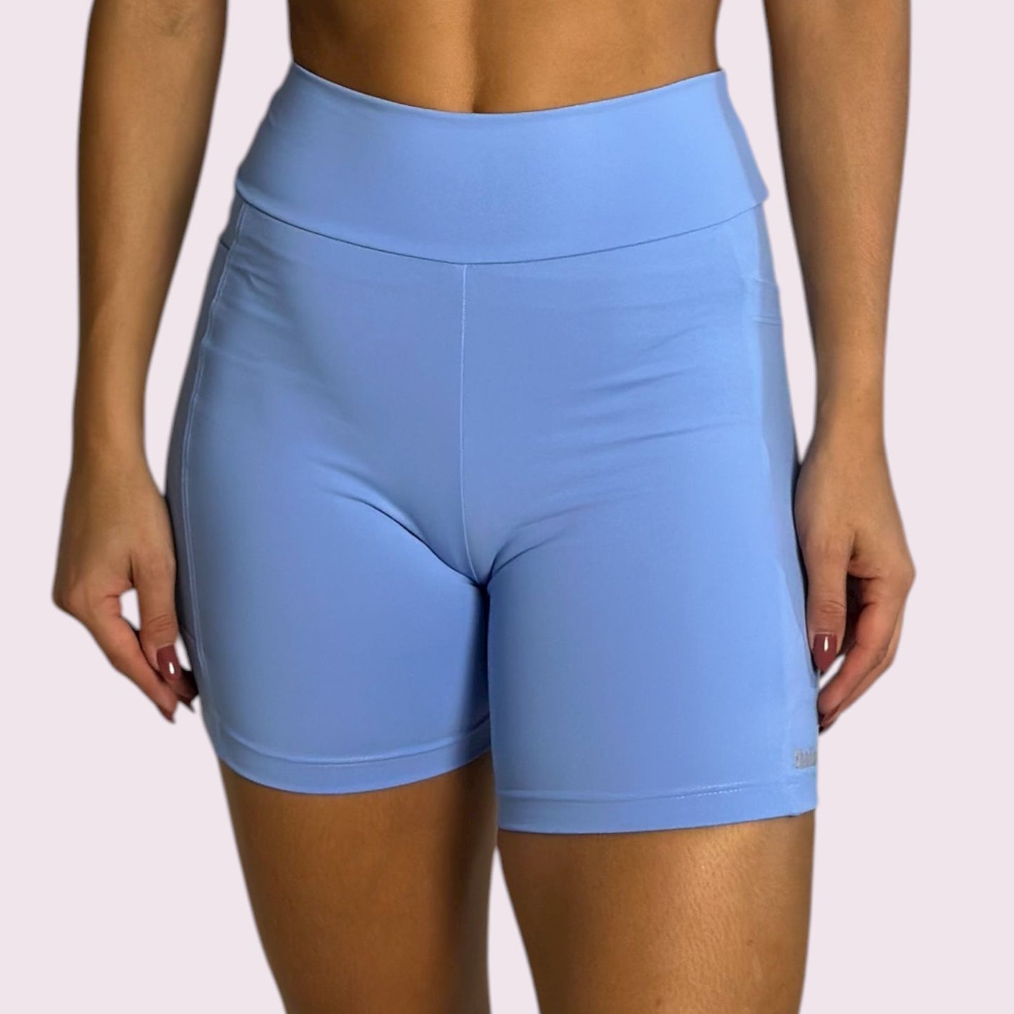 Bermuda com Bolso Suplex Azul Candy