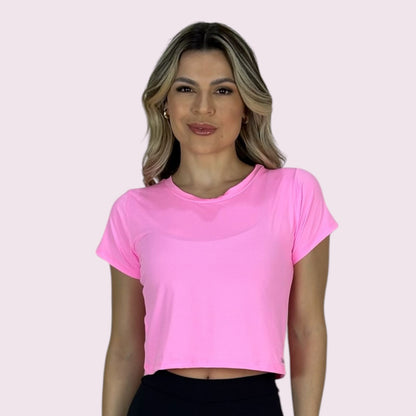 Cropped Dry Fit Rosa Pink