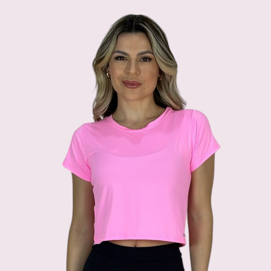 Cropped Dry Fit Rosa Pink