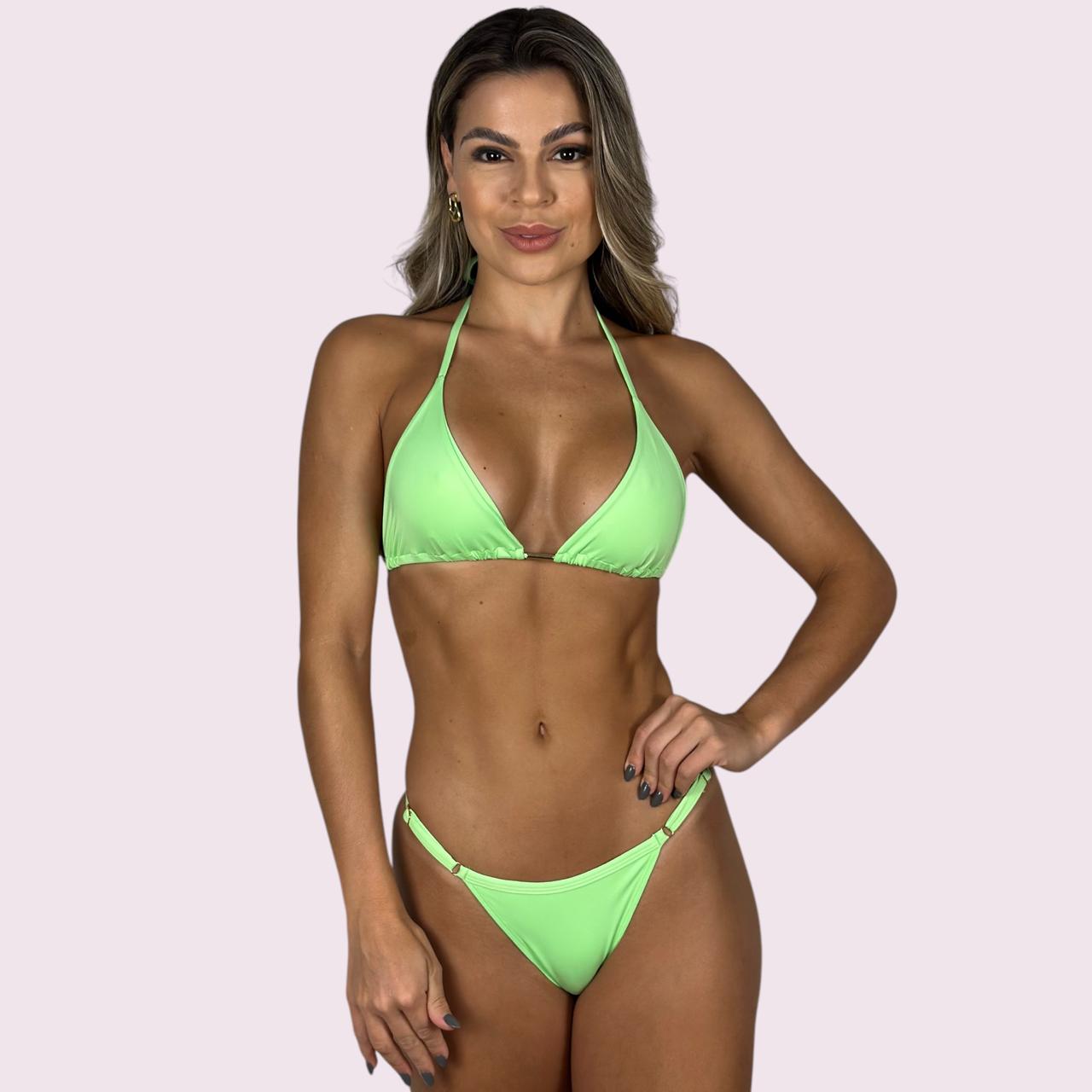 Biquíni Havaí Verde Neon