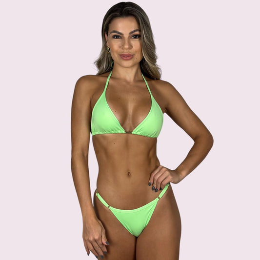 Biquíni Havaí Verde Neon