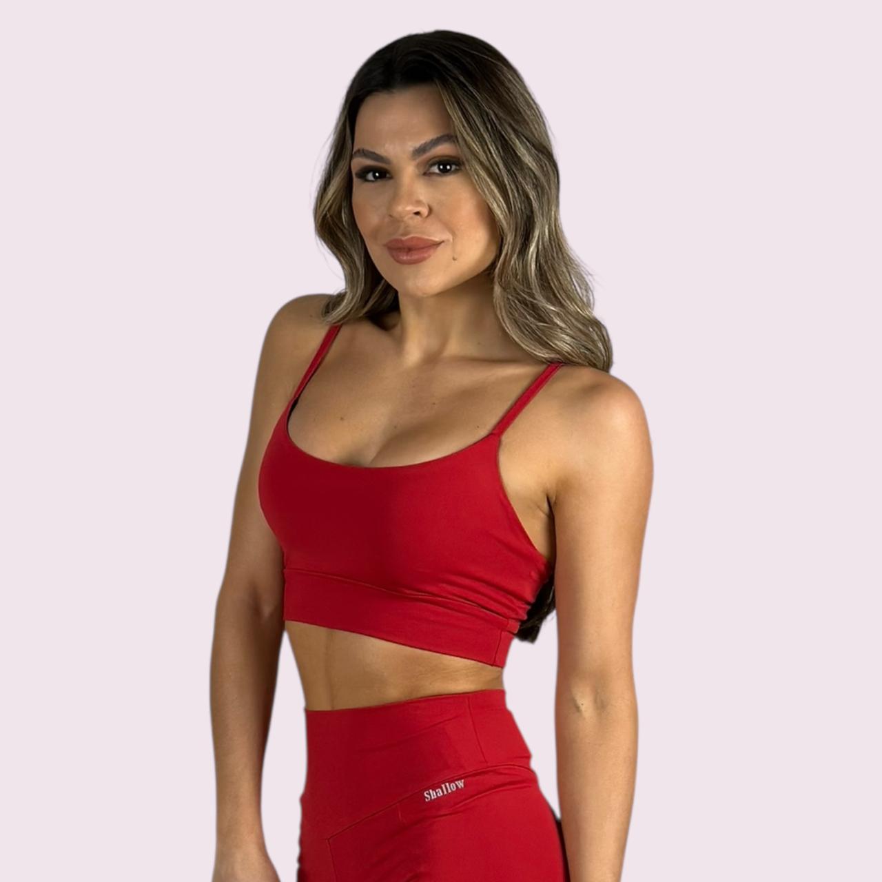 Top Isa Suplex Vermelho