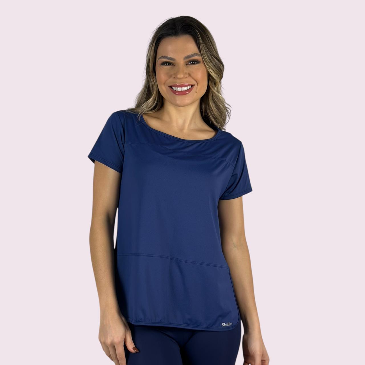 Camiseta Josi Dry Fit Marinho