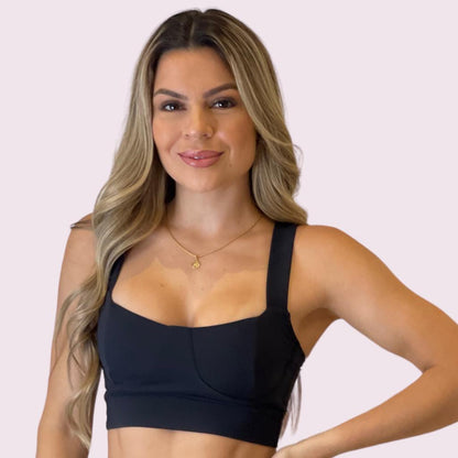 Top Paola Suplex Preto