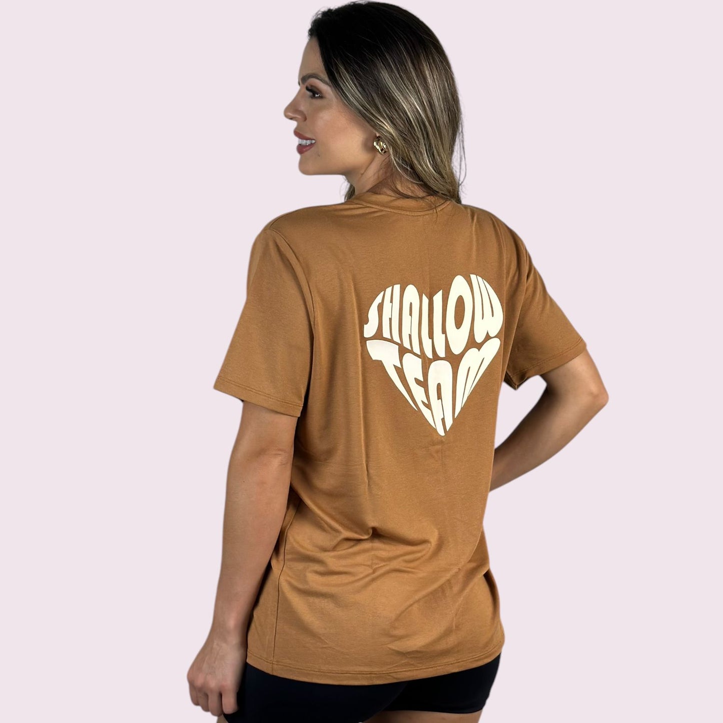 Camiseta Manga Curta Shallow Team Terracota Unissex