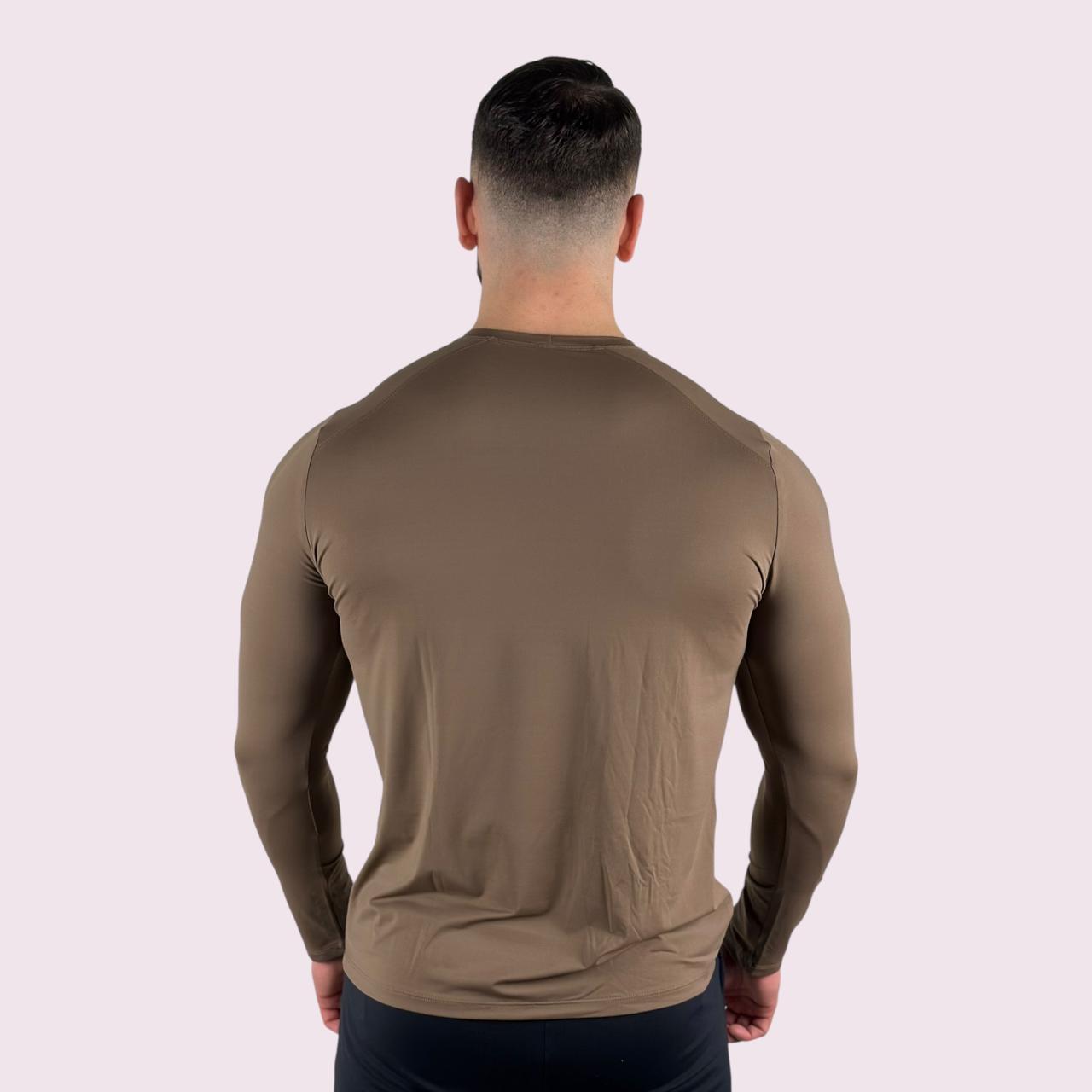 Camiseta Manga Longa Masculina Flow Coffee