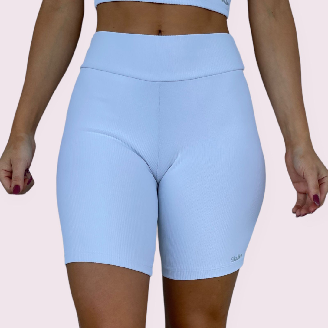 Bermuda Cós V Cotelê Branco