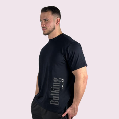 Camiseta Manga Curta Bulking Shallow Preta Unissex