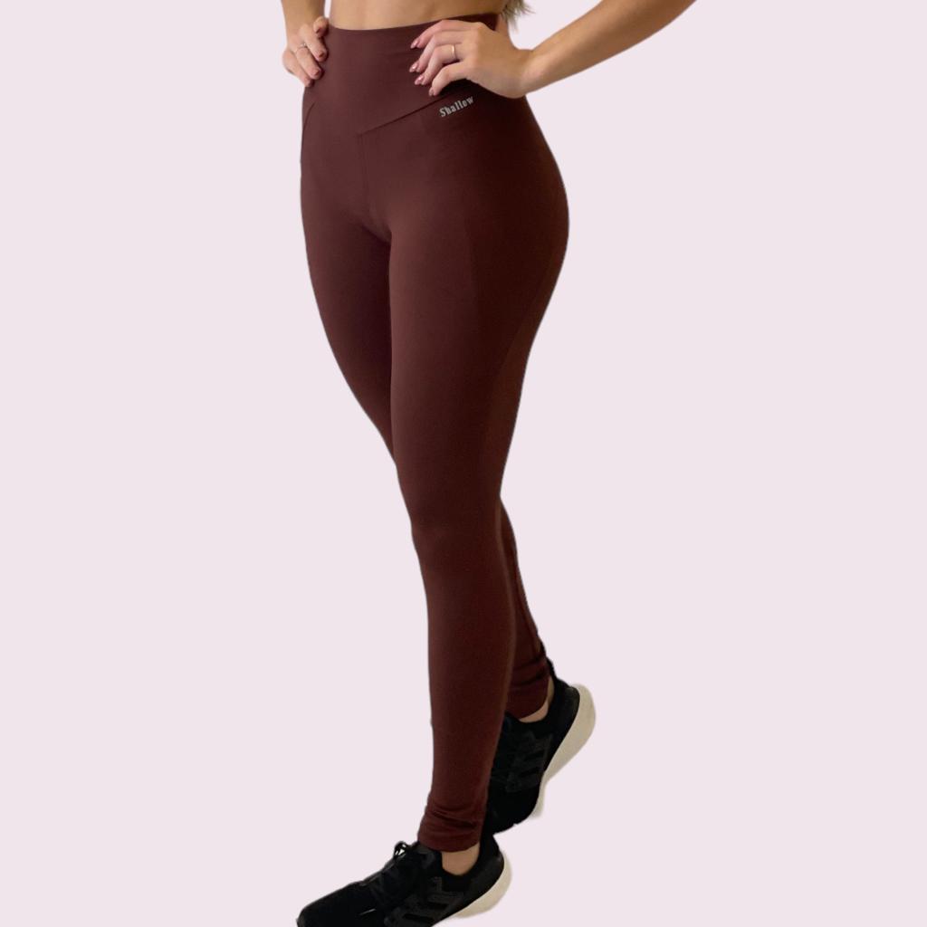 Legging Recortes Suplex Coffee