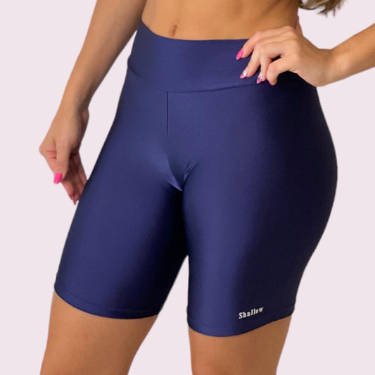 Bermuda Cós V Metalizado Marinho