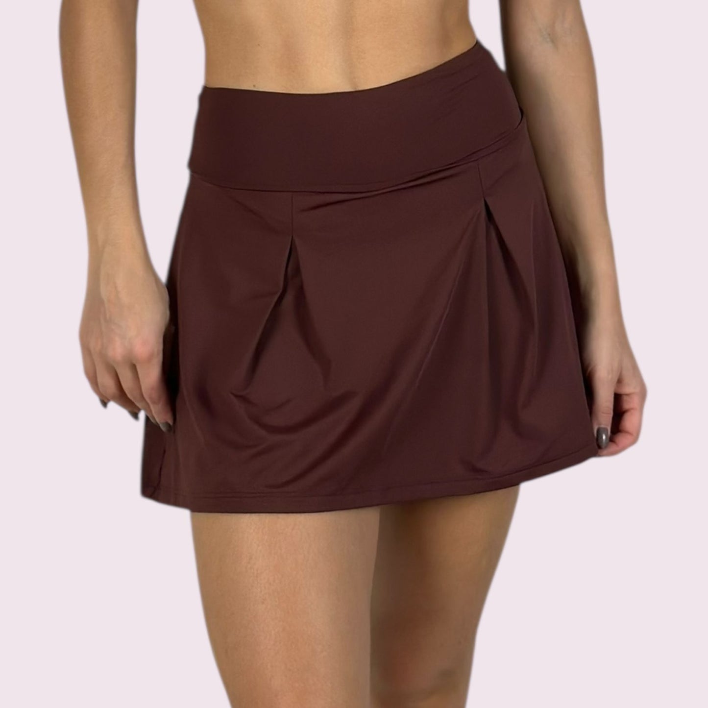 Shorts Saia Lela Suplex Coffee