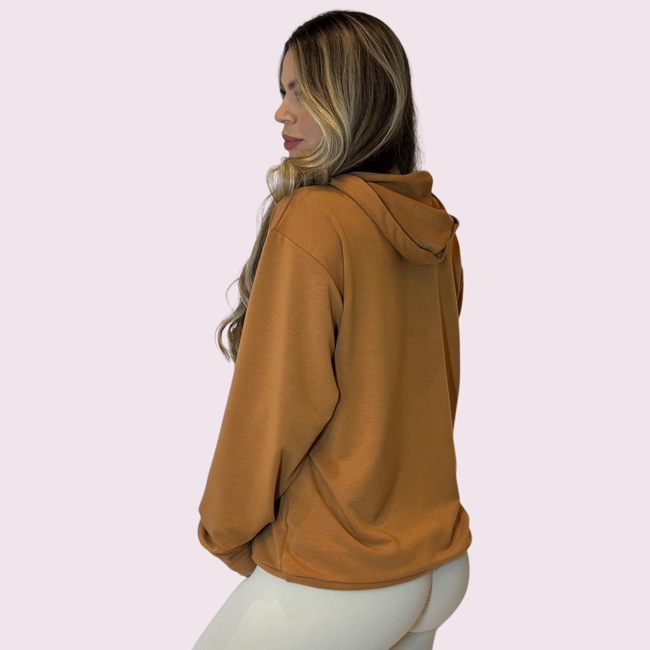 Moletom Longo Shallow Terracota Unissex