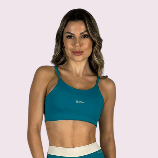 Top Iris Suplex Jade com Off White