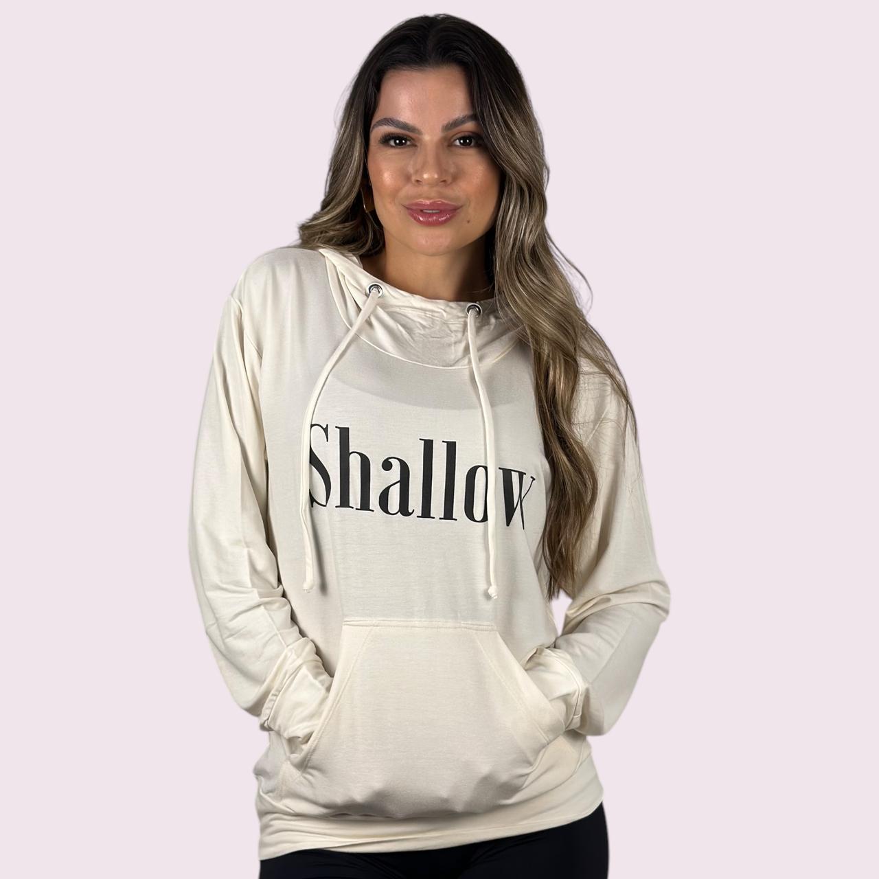 Moletom Longo Shallow Off White Unissex