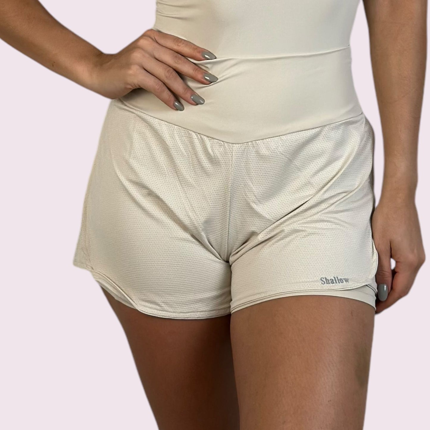 Shorts Dry Fit Off White