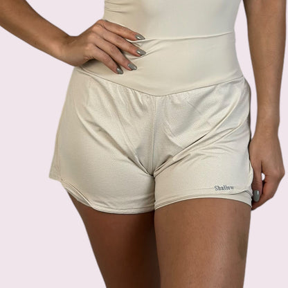 Shorts Dry Fit Off White