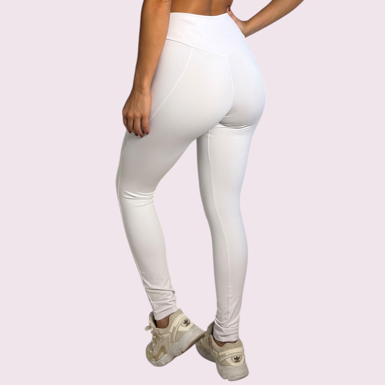 Legging Recortes Suplex Branco