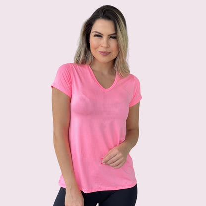 Camiseta Dry Fit Rosa