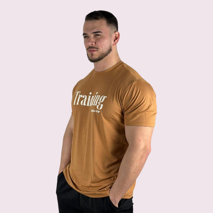 Camiseta Manga Curta Training Shallow Terracota Unissex