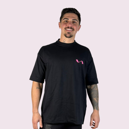 Camiseta Oversized Run Preta Unissex
