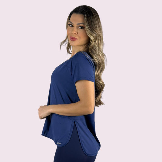 Camiseta Josi Dry Fit Marinho
