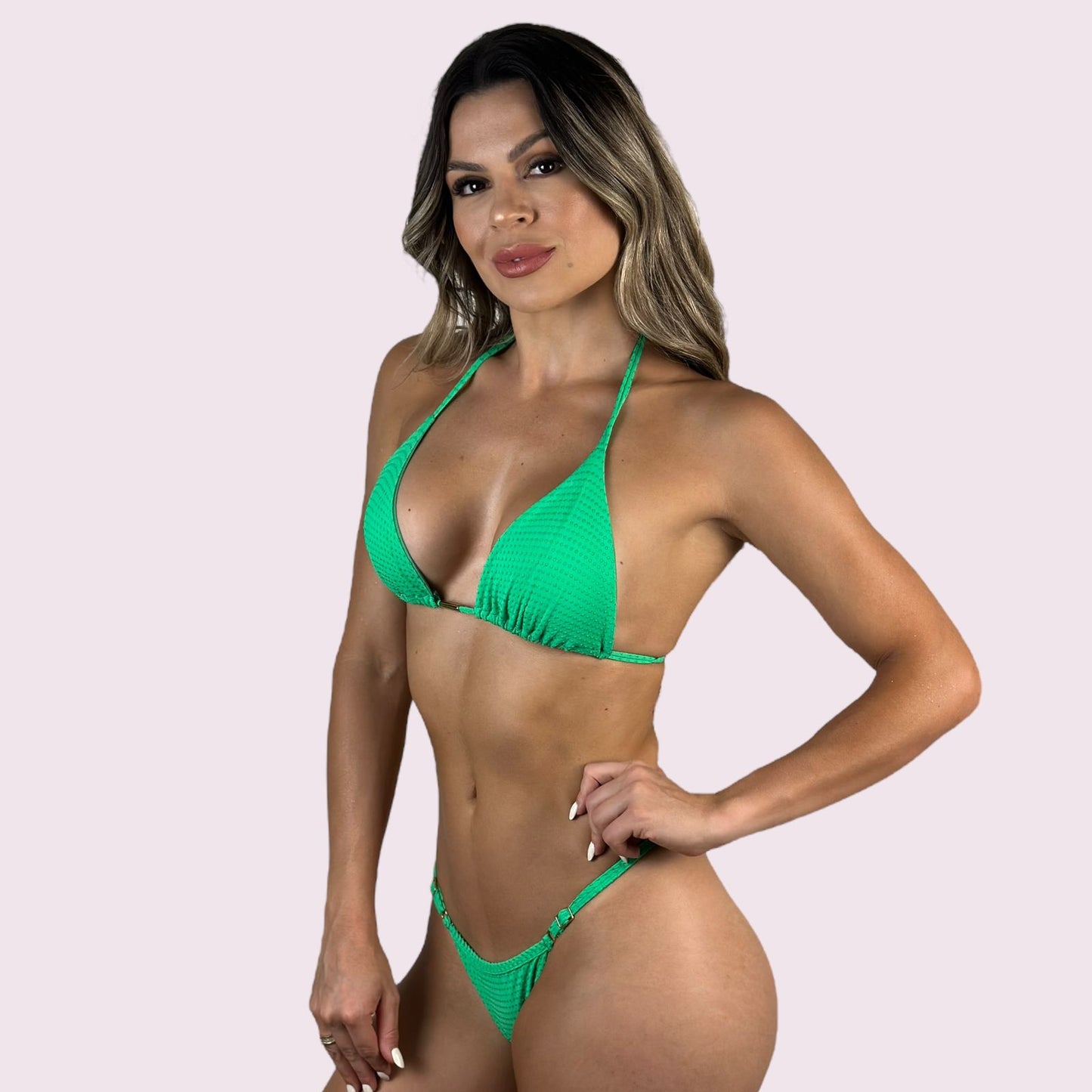 Biquíni Havaí Dots Verde