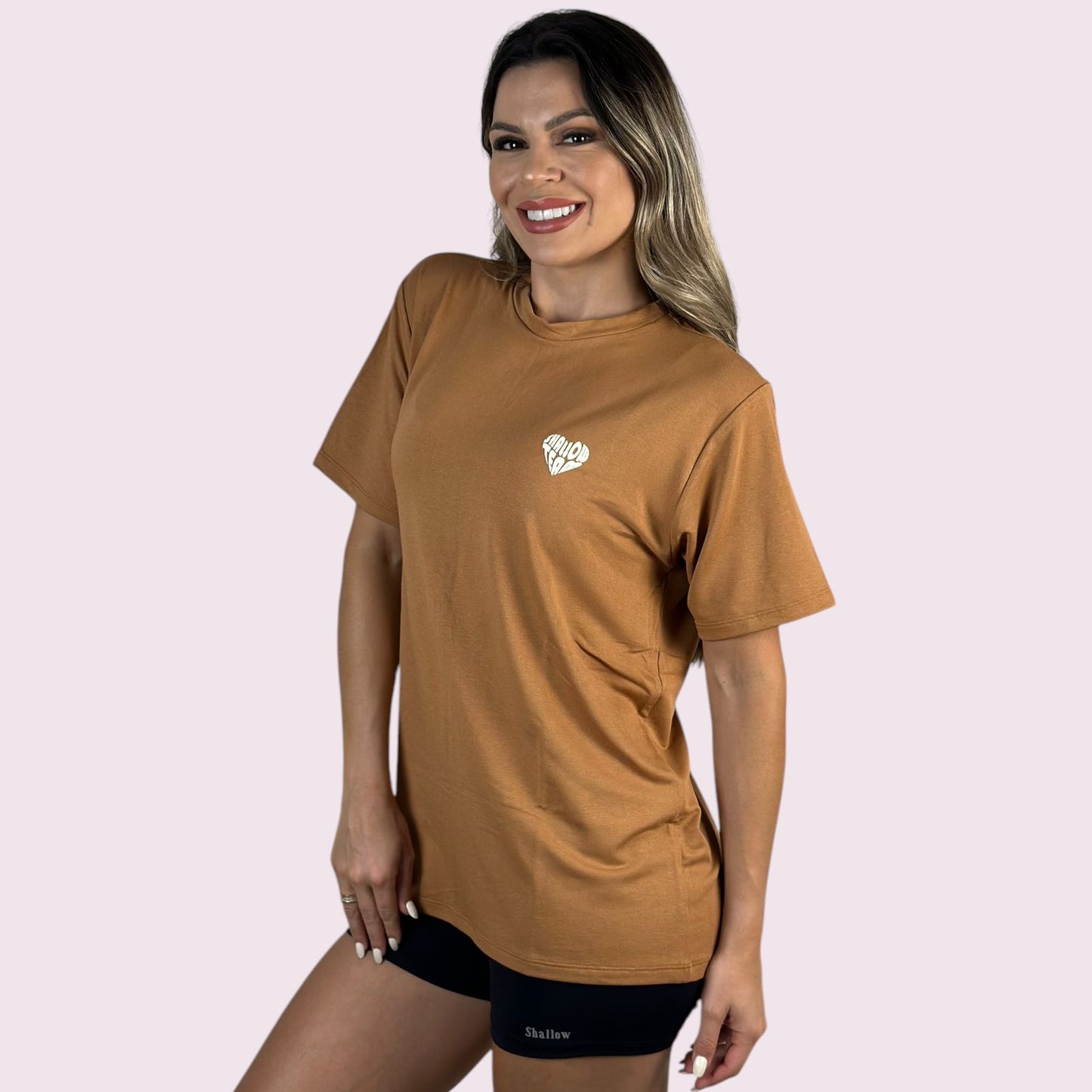 Camiseta Manga Curta Shallow Team Terracota Unissex