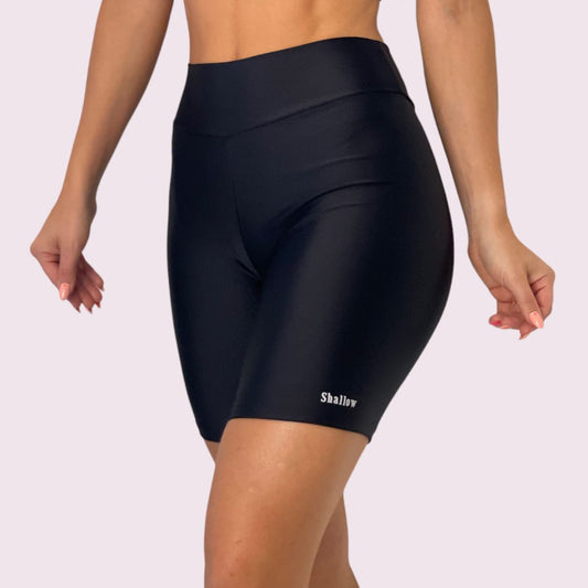 Bermuda Cós V Metalizado Preto