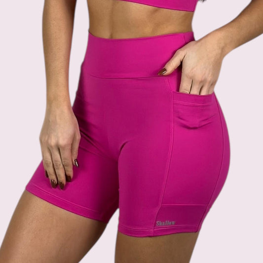 Bermuda com Bolso Suplex Block Pink