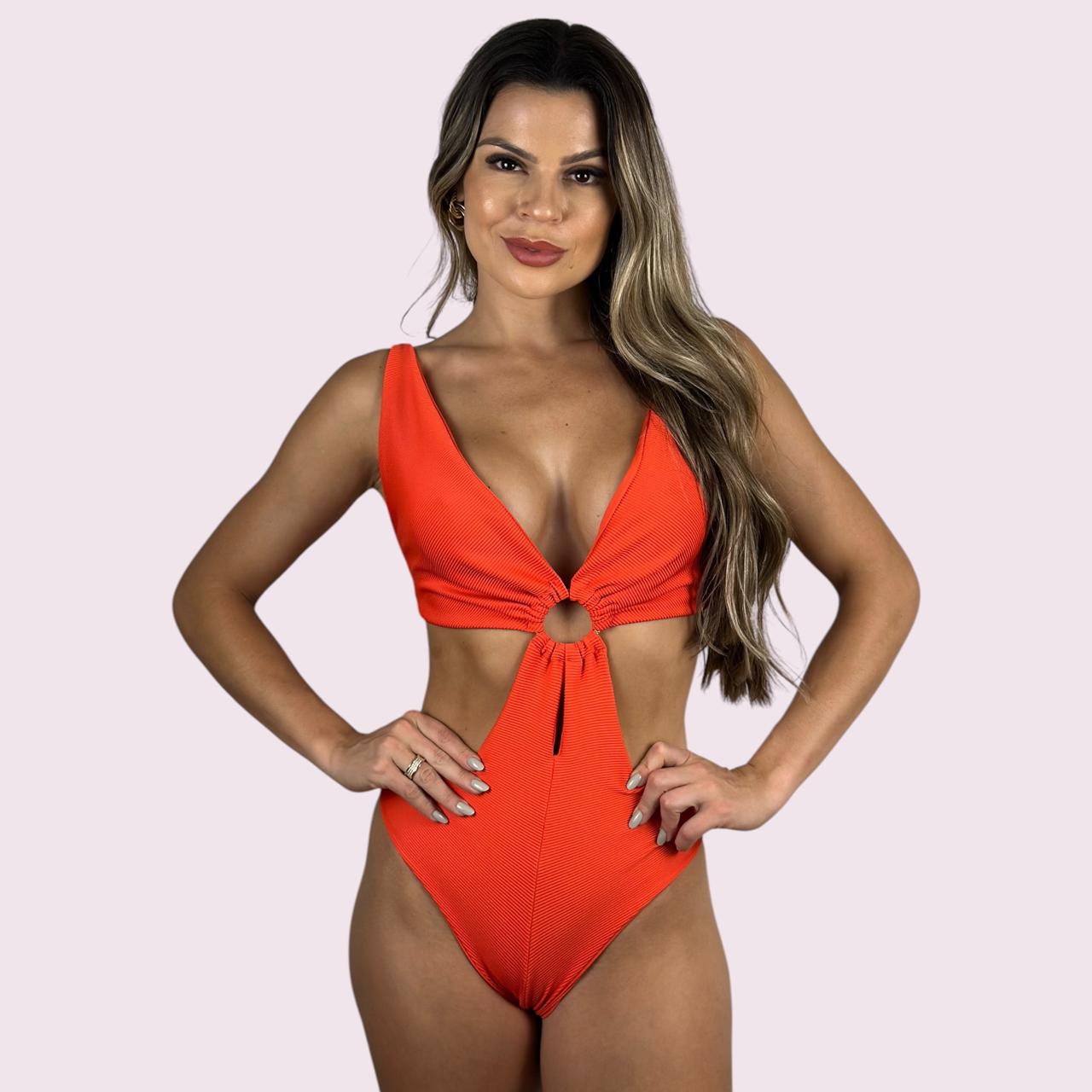 Maiô Bahamas Cotêlê Laranja