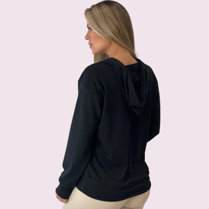 Moletom Longo Shallow Preto Unissex