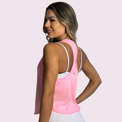 Regata Valentina Podrinha Rosa Neon