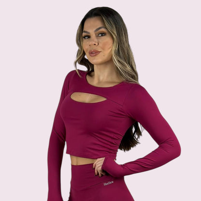 Cropped Mariana Suplex Hibisco