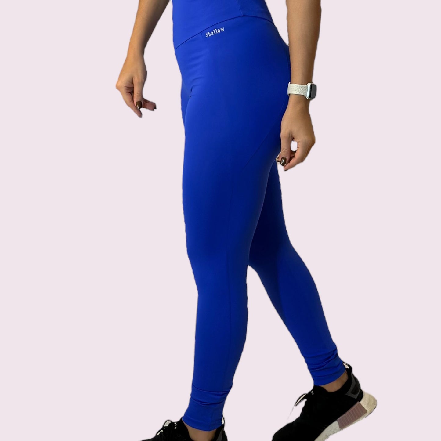 Legging Recortes Suplex Azul