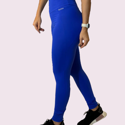 Legging Recortes Suplex Azul