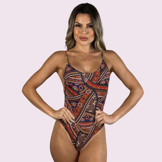 Maiô Capri Estampa Tribal