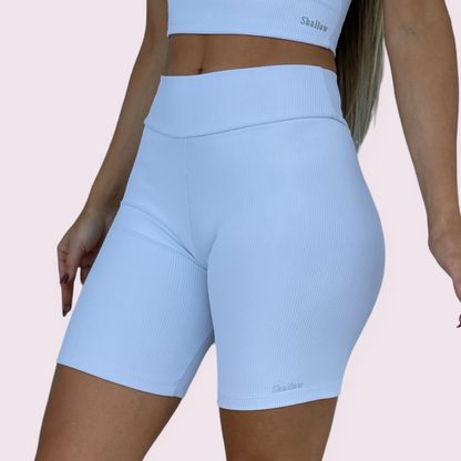 Bermuda Cós V Cotelê Branco