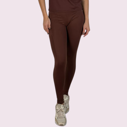 Legging com Bolso Suplex Coffee