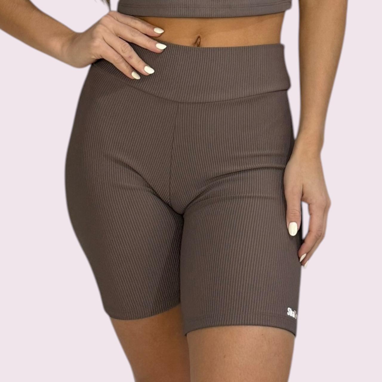 Bermuda Cós V Cotelê Mocha Mousse