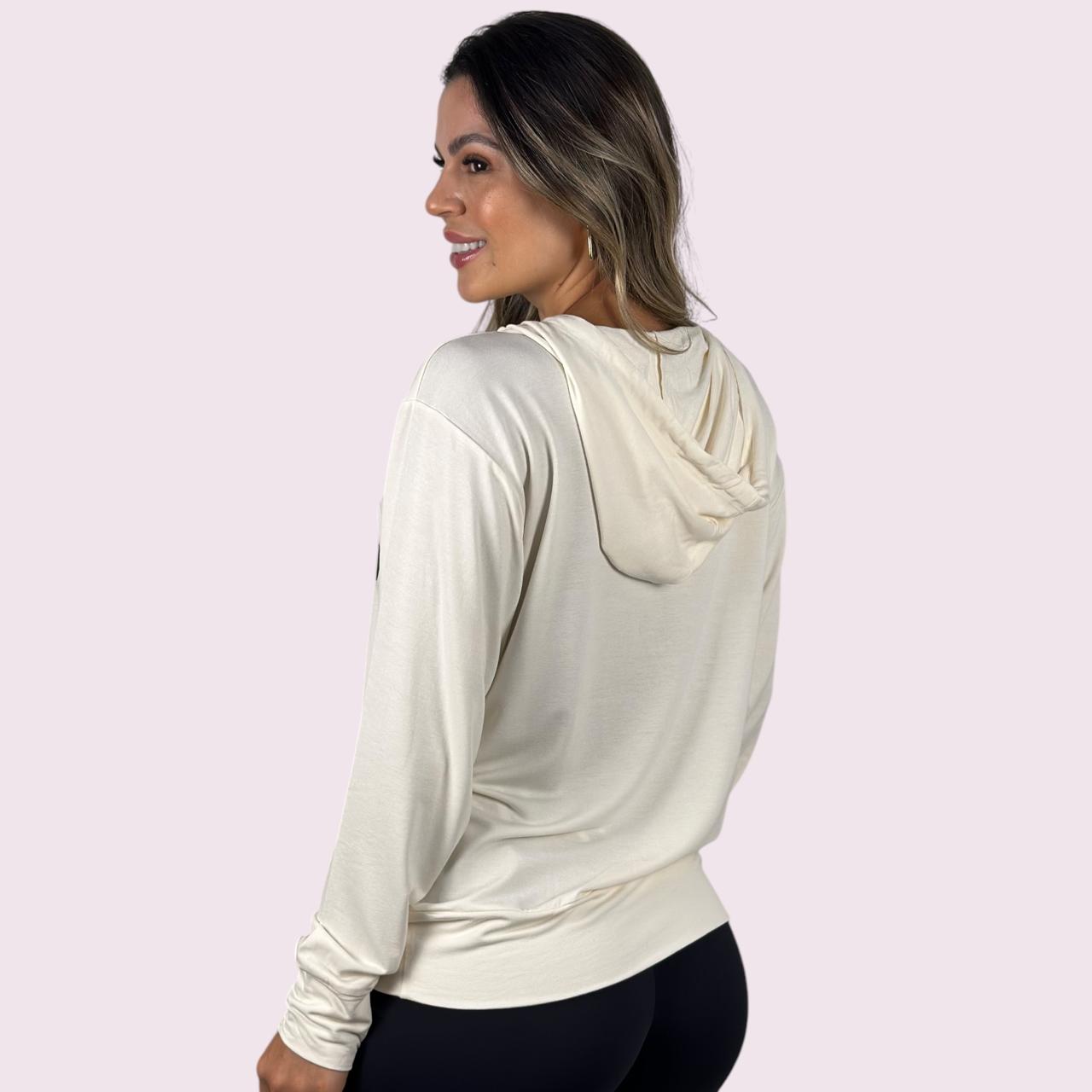 Moletom Longo Shallow Off White Unissex