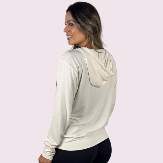 Moletom Longo Shallow Off White Unissex