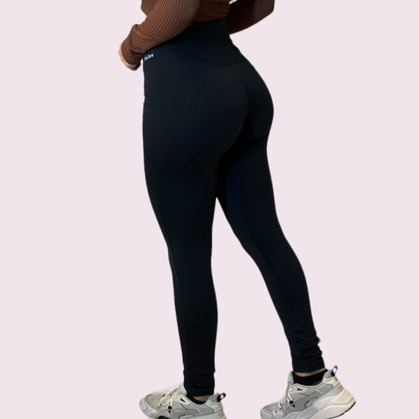 Legging Recortes Térmica Preta