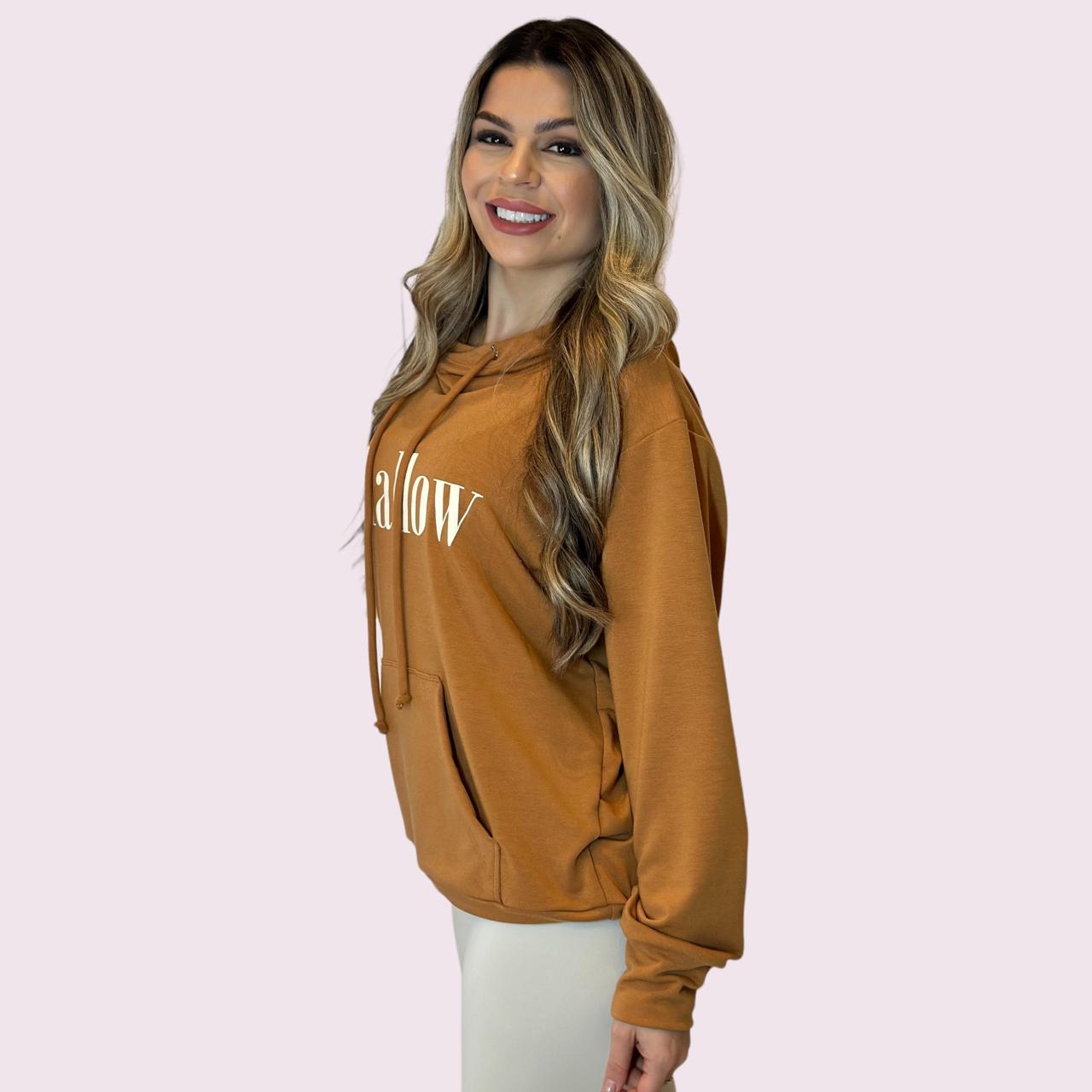 Moletom Longo Shallow Terracota Unissex