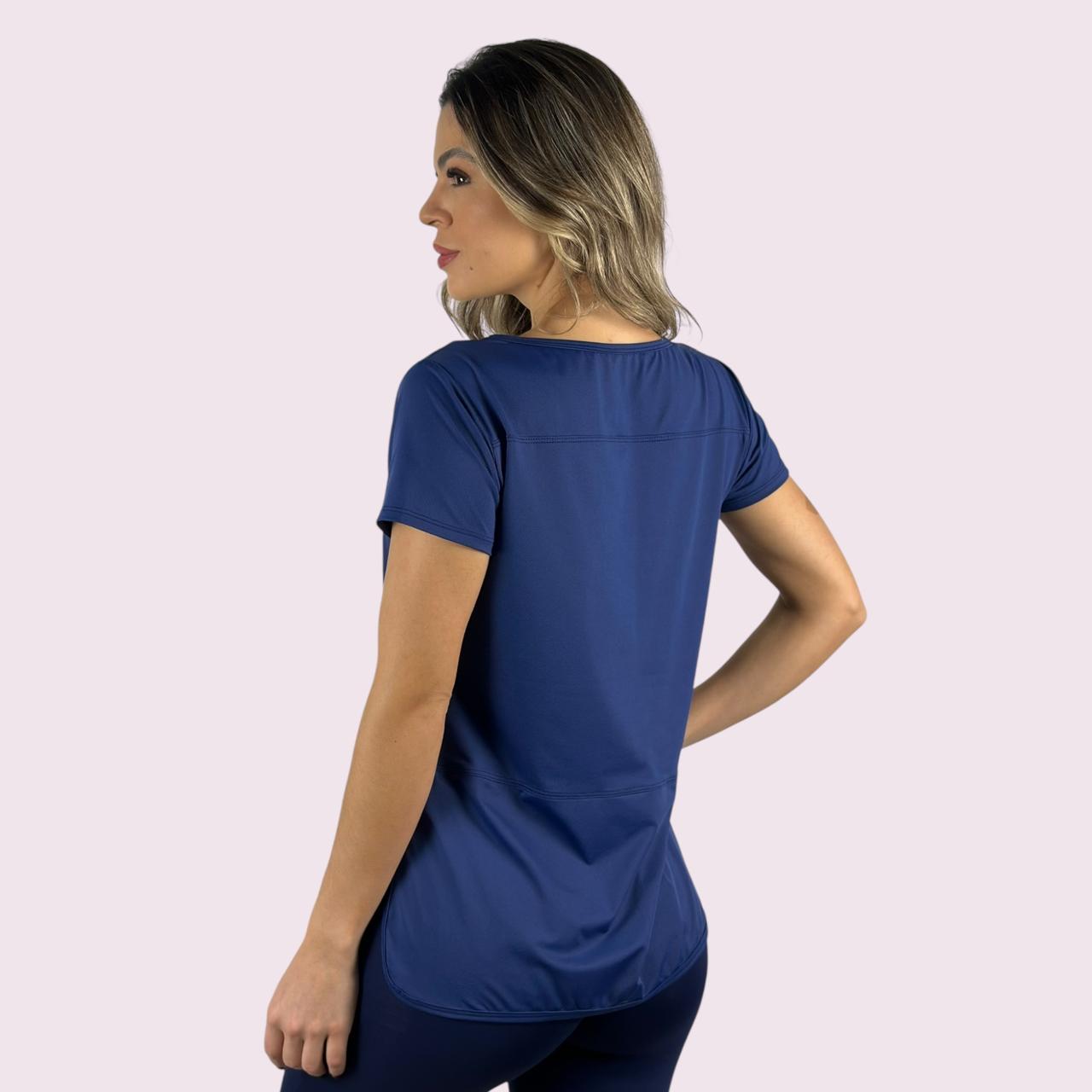 Camiseta Josi Dry Fit Marinho