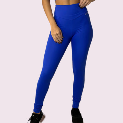 Legging Recortes Suplex Azul