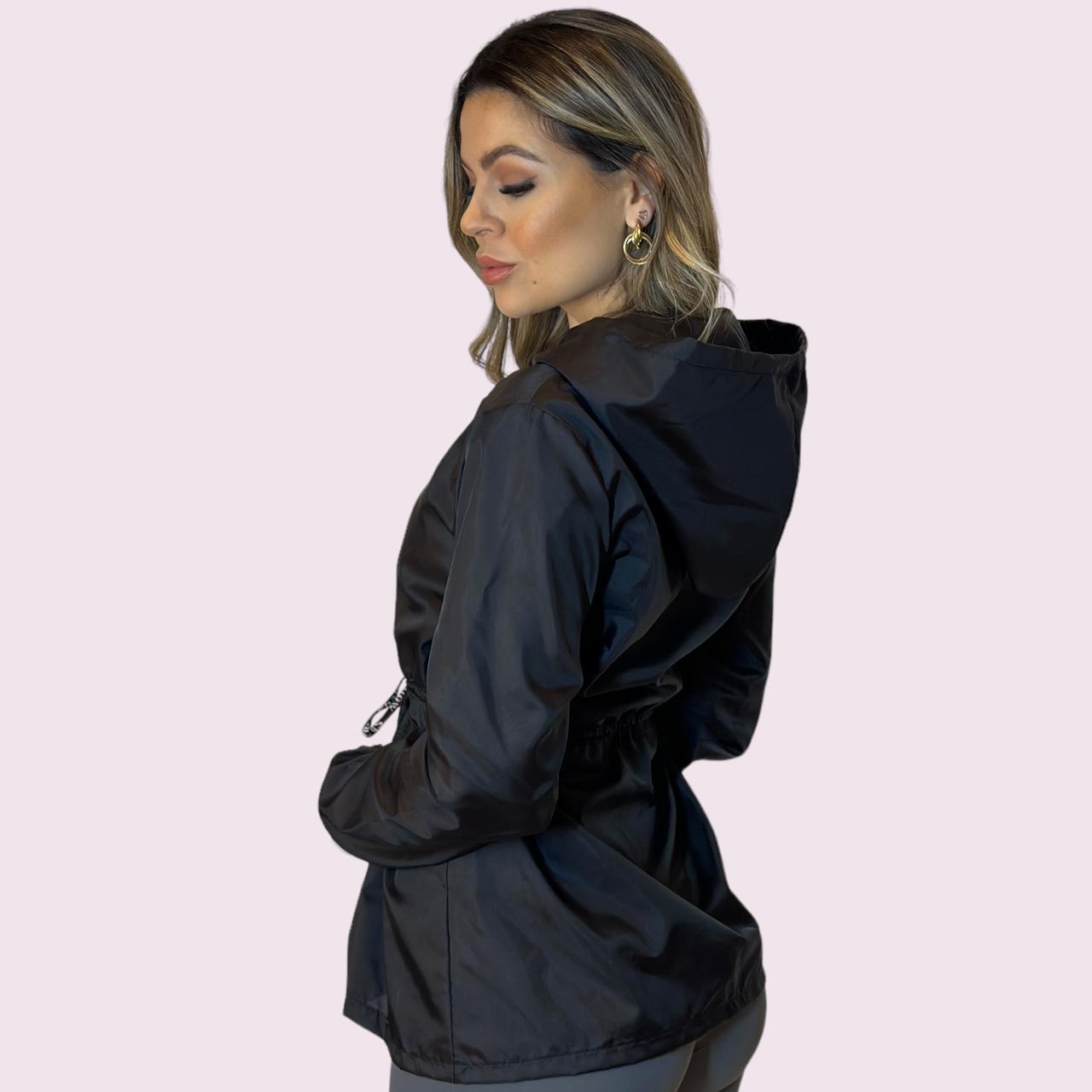 Parka Nylon Preto