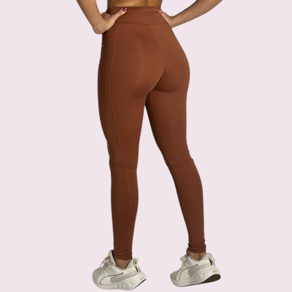 Legging com Bolso Suplex Terracota