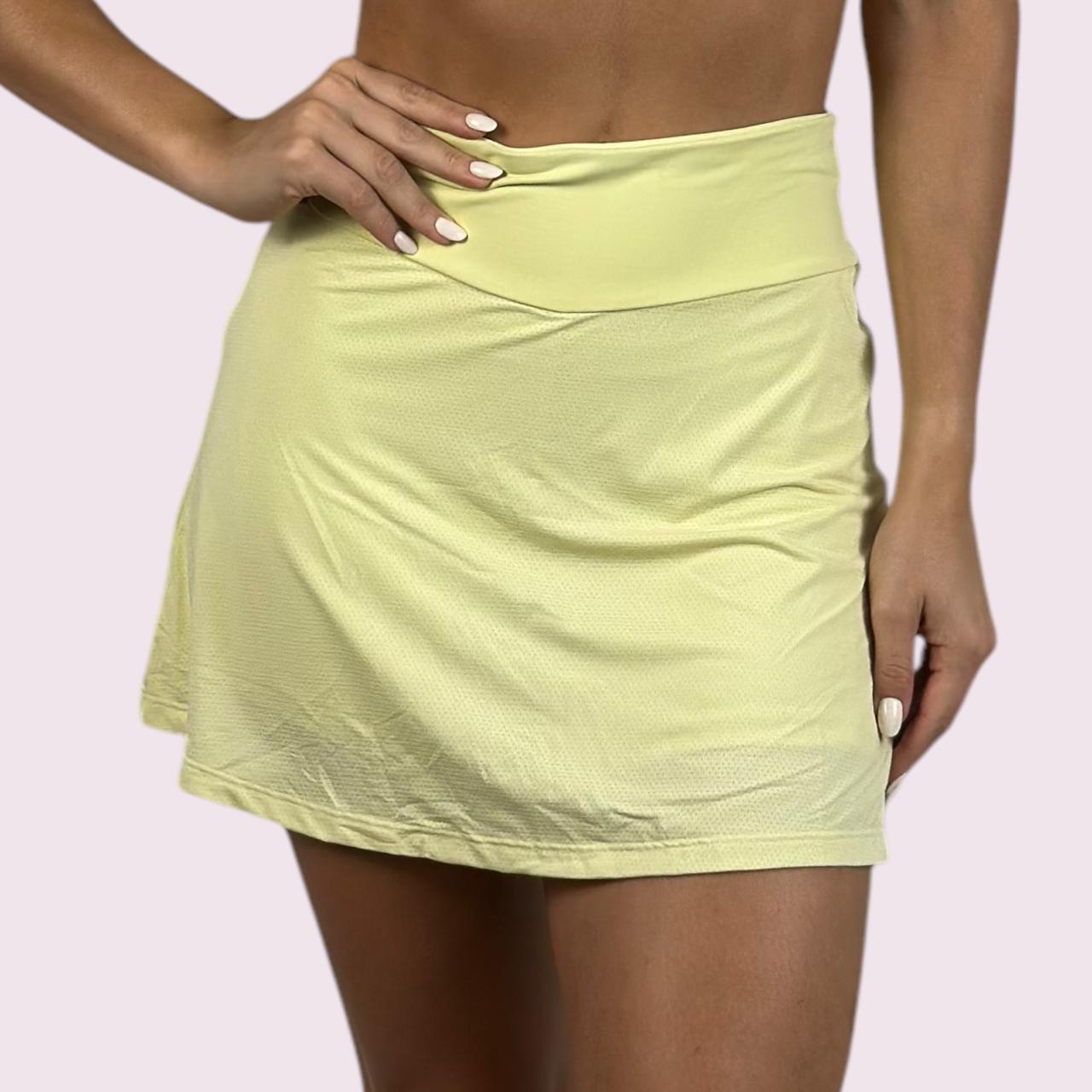 Shorts Saia Dani Dry Fit Amarelo Candy