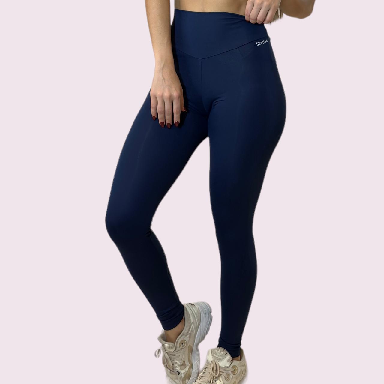 Legging Recortes Suplex Marinho