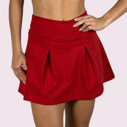 Shorts Saia Lela Suplex Vermelho